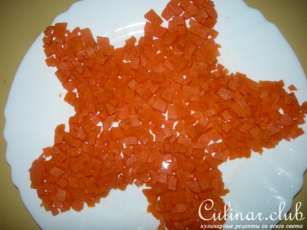 Салат "Морская звезда"