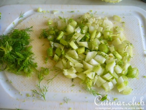 Салат из тунца и фенхеля