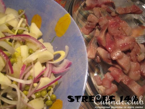 Салат из сельди. (Винегрет по-немецки).