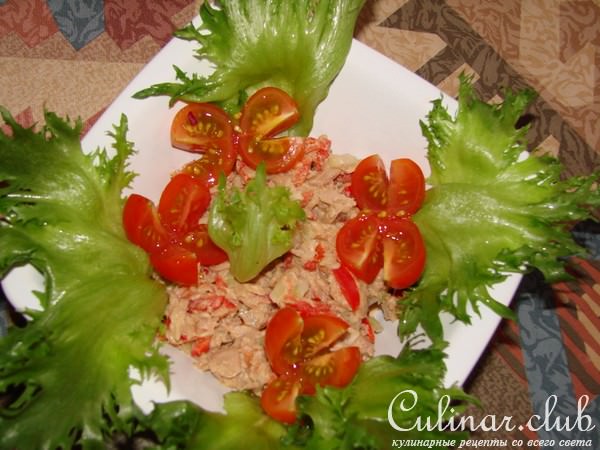 салат с тунцом