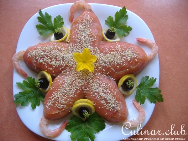 Салат "Морская звезда"