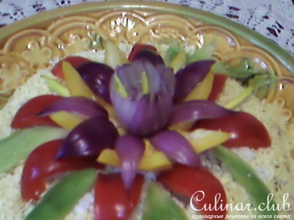 Картофельный салат с сельдью"Фантазия"