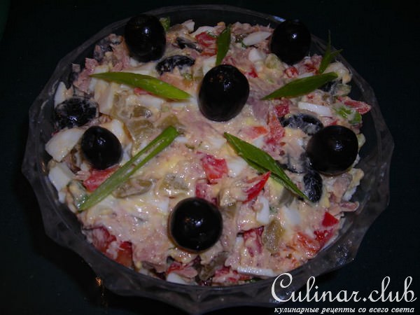 салат из туны
