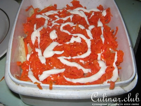 Любимая селедка под шубой.