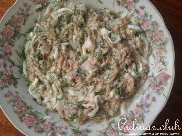 салат из тунца