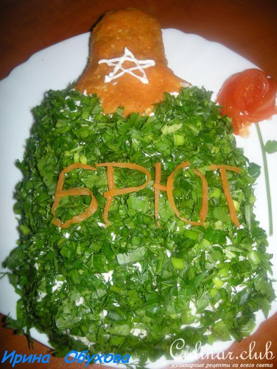 Салат "Шампанское" (мимоза)