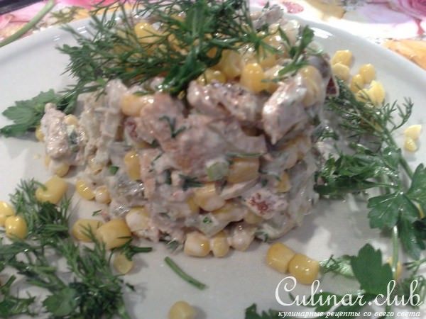 салат из тунца (весенние мимозы)