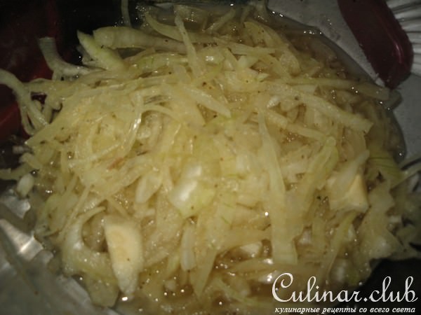 Салат с кальмаром (секрет приготовление кальмара)