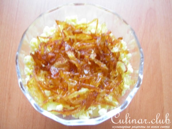 Салат с кальмарами