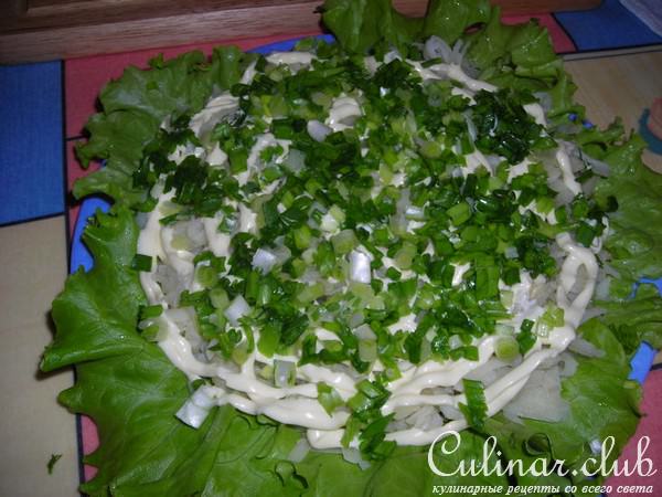 Салат "Подсолнух" (вариант)