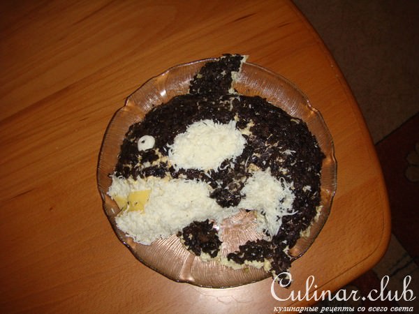Салат" Касатка"