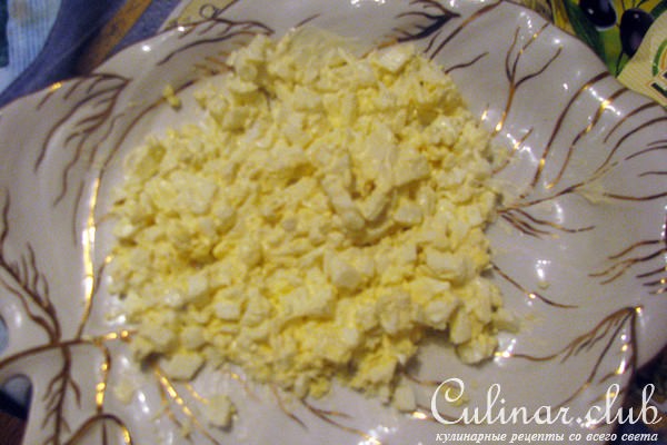 Рыбный салат "осьминожка" (мой вариант)