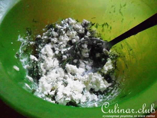 Салат с кускусом и зернёным творогом