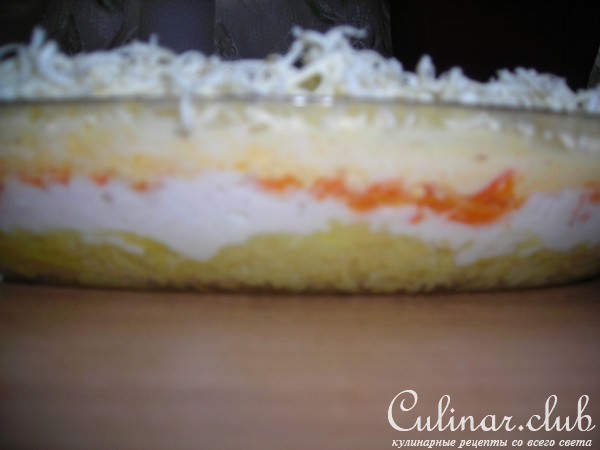 салат жгучая блондинка