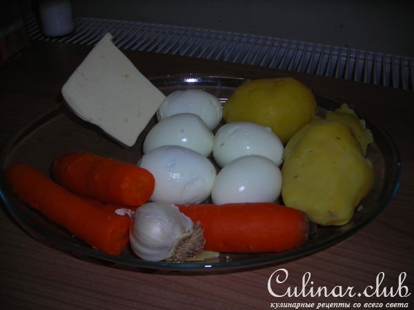 салат жгучая блондинка