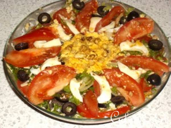 Салат из помидоров (мой вариант)