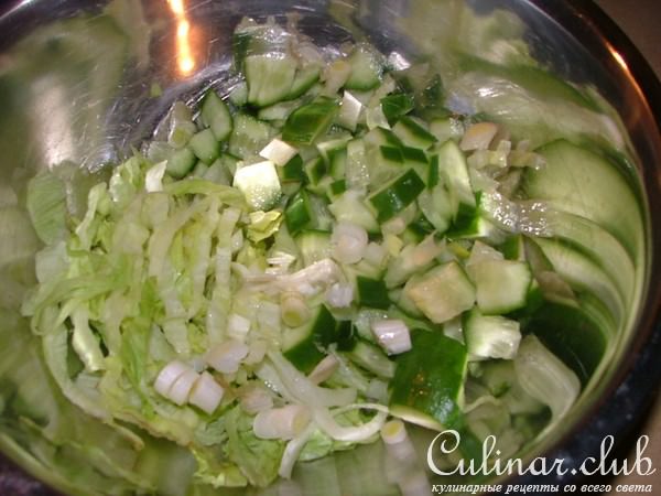 Простой, но изысканный салат из халлуми