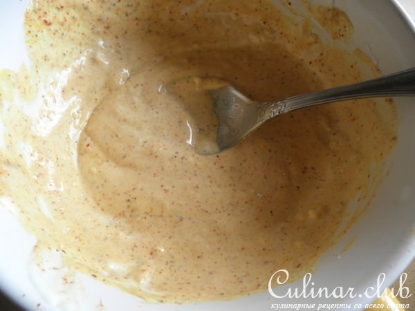 Яичный салатик с курицей