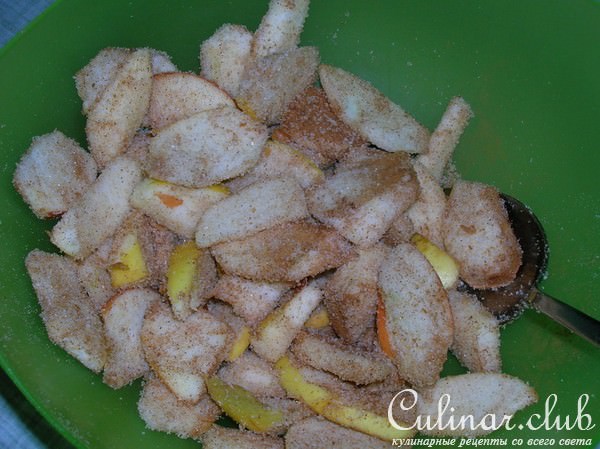 Штрудель с яблоками + штрудель с творогом