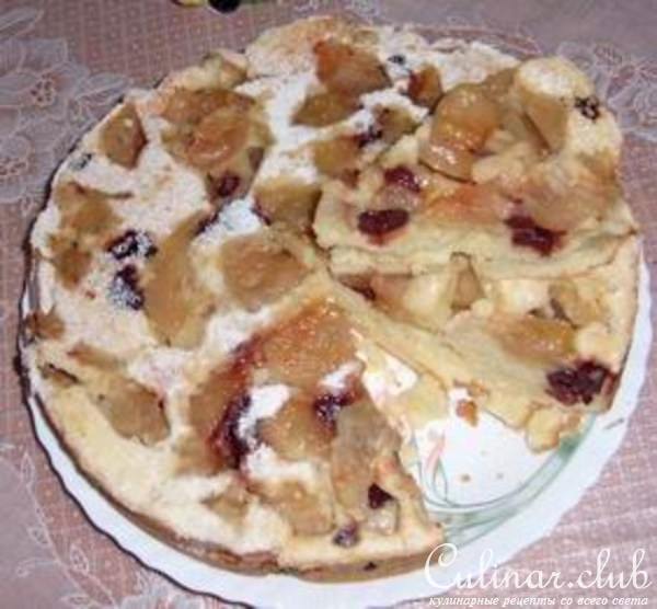 Быстрый яблочный пирог.