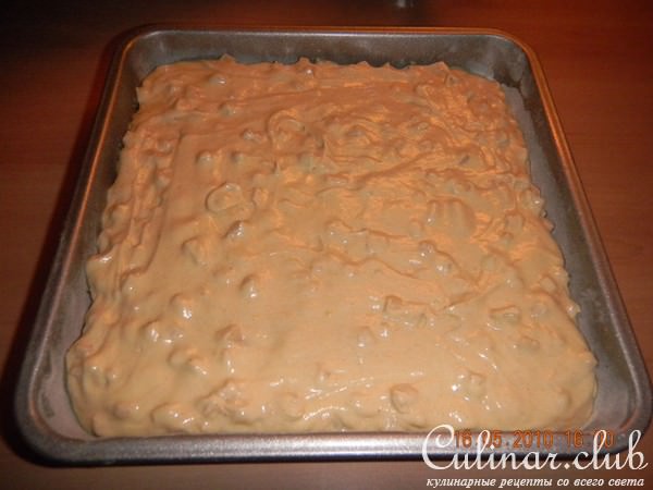 Влажный яблочный пирог с коричной пропиткой