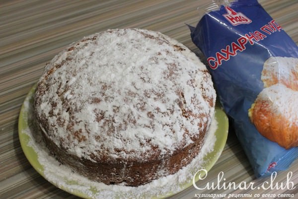 Морковный пирог с изюмом