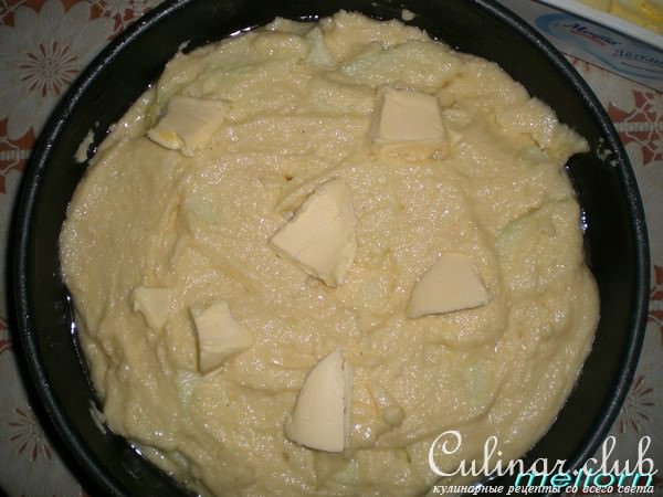 Творожная шарлотка