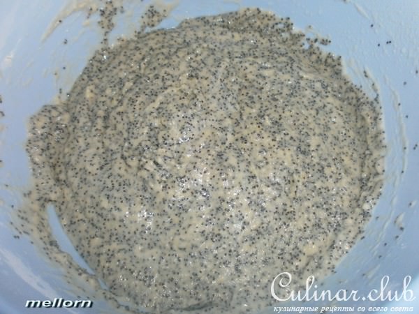 Кукурузный пирог с маком (постный)