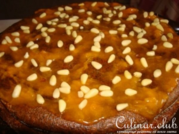 маковый пирог-торт с творожной прослойкой