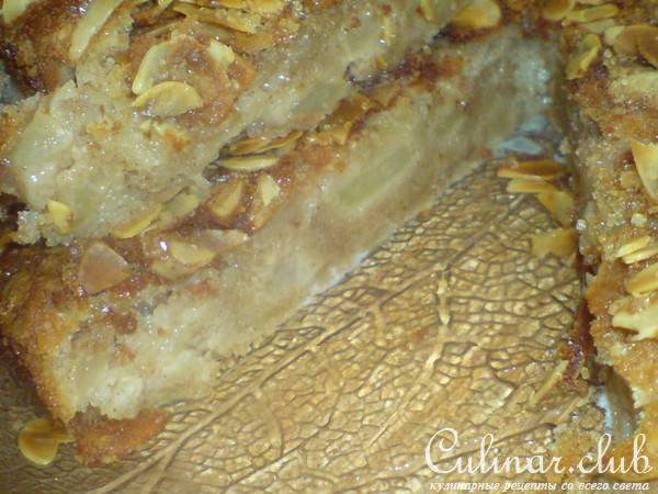 Датский яблочный пирог с корицей и сметаной//Шарлотка по-датски