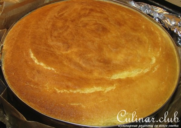Чизкейк с яблоками и сметанным кремом