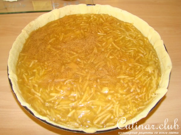 Яблочно-винный пирог