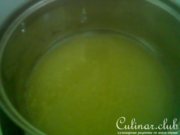 Флан с лимонным кремом