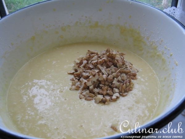 Пирог кокосово-ореховый (на скорую руку).
