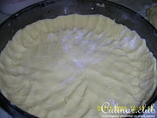 Песочный пирог с лимонной начинкой(вариант)