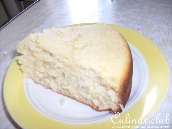 Простой манник с яблоками