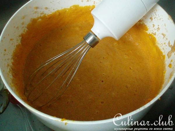 Тыквенные ромбики с лимонной пропиткой