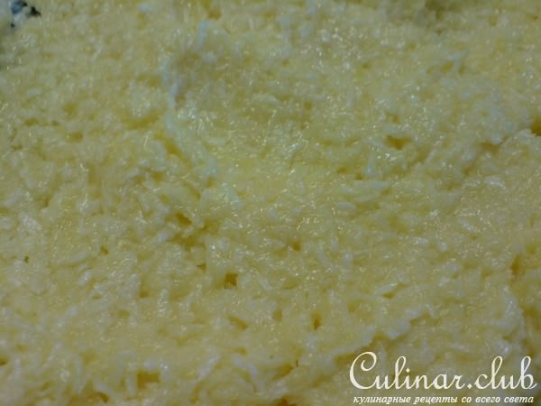 Лимонные витые булочки с кокосовой начинкой