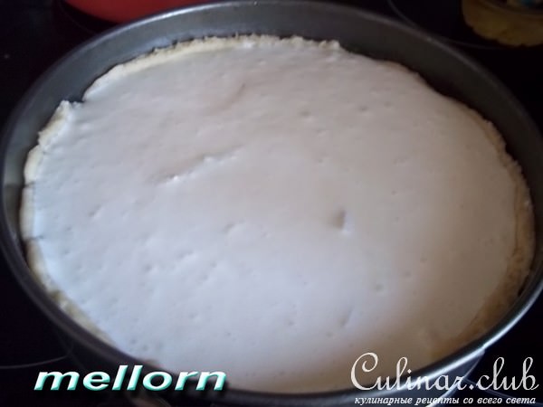 Творожный пирог с яблоками