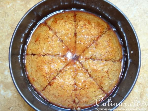 Арабский сладкий пирог с корицей и кокосом