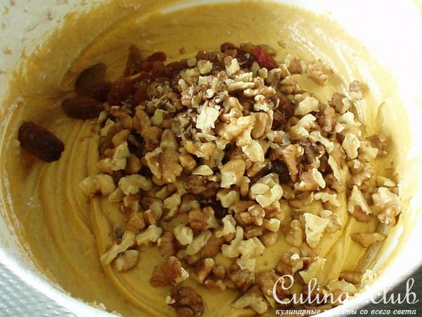 Тыквенные ромбики с лимонной пропиткой