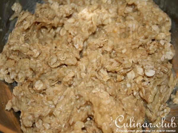 Овсяная запеканка с яблоками