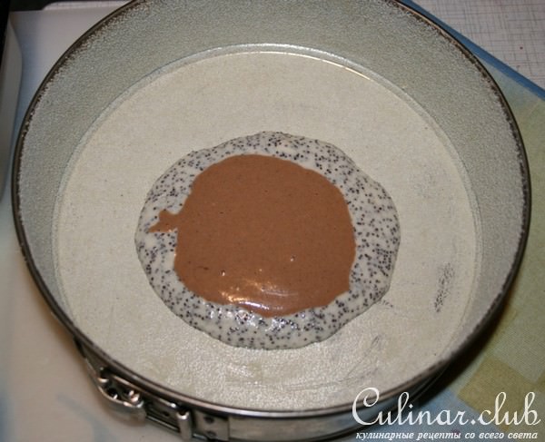 Постный пирог с маком и лимоном