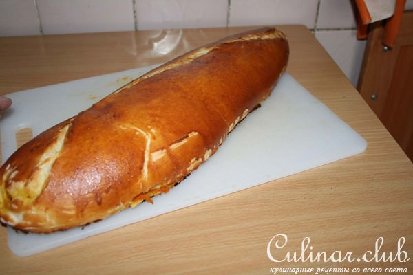 Струдель « тыква с луком и сахаром»