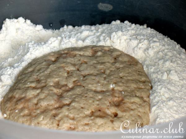 Пирог с творогом и персиками