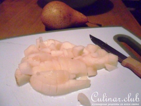Необычный манник с грушами