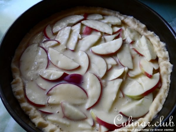 Цветаевский яблочный пирог с моими небольшими изменениями.