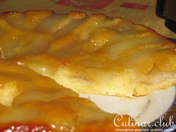 Шарлотка с грушами, перевётыш