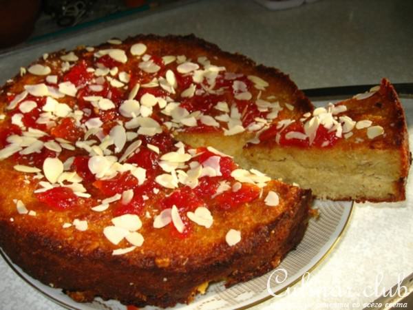 Maghrebi - апельсиново-миндальный пирог с кокосом