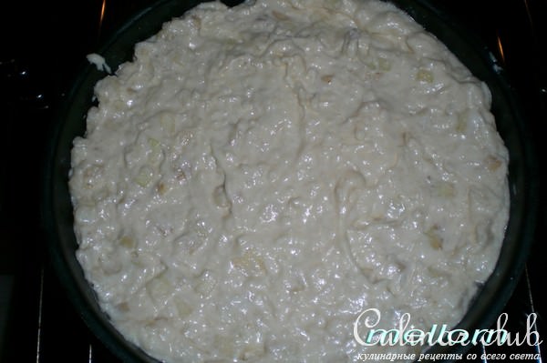 Кокосово-яблочный пирог